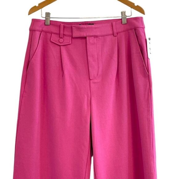 Anthropologie x Sanctuary Women's Metropolis Trousers in Wild Pink Size 32 NWT - Picture 5 of 10
